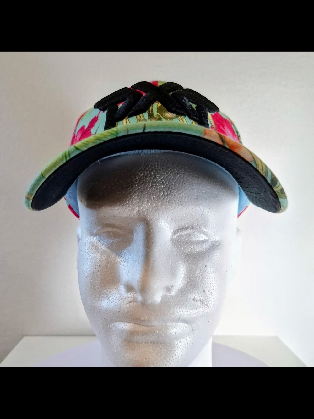 PXG Women's Floral Baseball Cap - Mint with Pink Accents - Picture 7 of 8